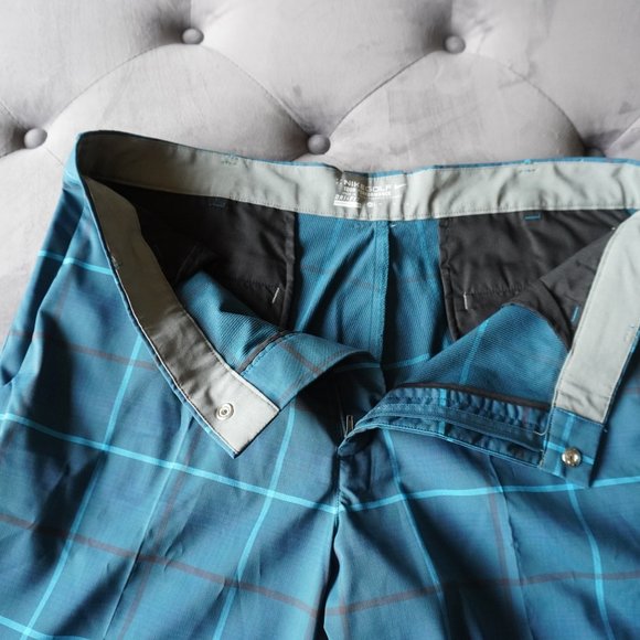 Nike Men's Golf Shorts Dri-Fit Plaid - Picture 7 of 9